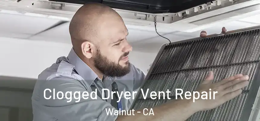 Clogged Dryer Vent Repair Walnut - CA